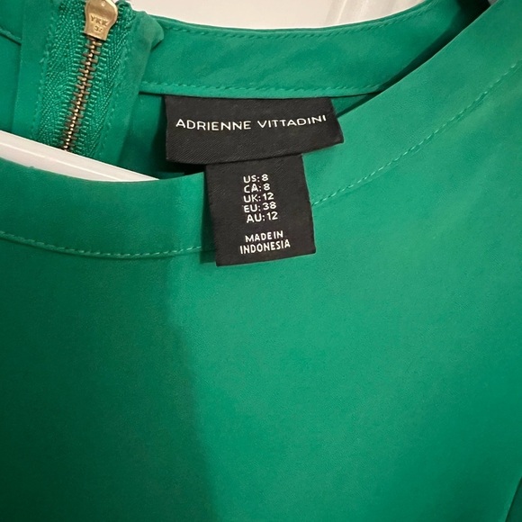 Adrienne Vittadini Women’s Green Dress Size 8 - Picture 4 of 5